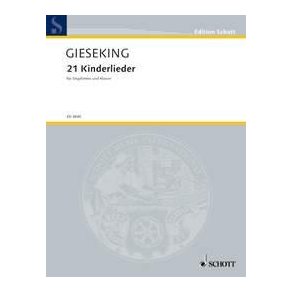 21 Kinderlieder : nach Gedichten von Paula und Richard Dehmel