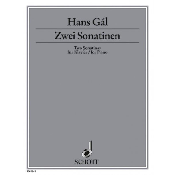 Two Sonatinas No. 1 C Major / No. 2 A Major op. 58