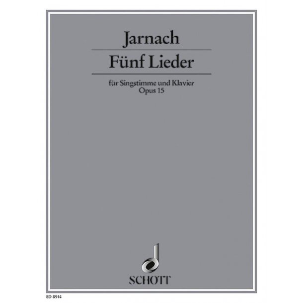 5 Songs op. 15