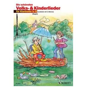 Die schonsten Volks- und Kinderlieder : sehr leicht bearbeitet