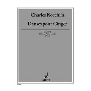 Dances for Ginger op. 163 : Five pieces of hommage on Ginger Rogers