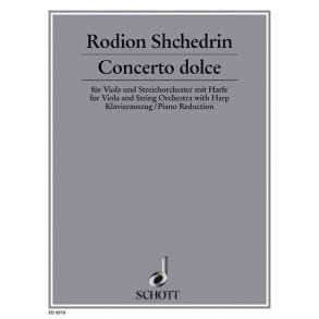 Concerto dolce : fur Viola mit Streichorchester und Harfe