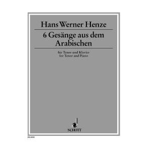 Six songs from the Arabian : for tenor and piano