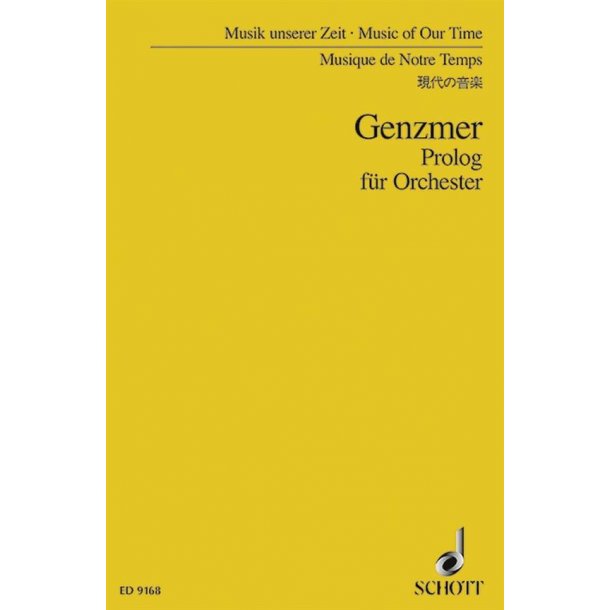 Prolog GeWV 109 : Music Of Our Time