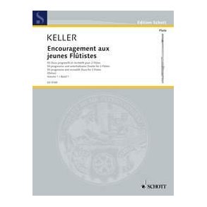 Encouragement Aux Jeunes Flûtistes Volume 1 : 50 Duos progressifs et récréatifs en 2 volumes