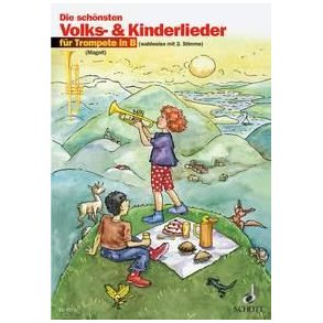 Die schonsten Volks- und Kinderlieder : sehr leicht bearbeitet