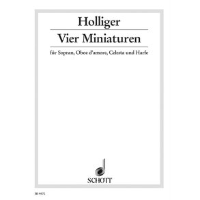 4 Miniatures : Texte von Mechthild von Magdeburg und anonyme Texte