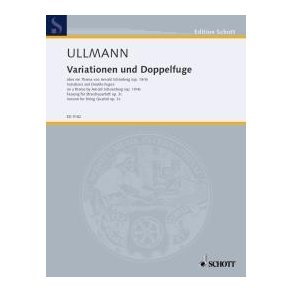 Variations and Double Fugue op. 3c : on a theme by Arnold Schoenberg (op. 19/4) Version for String Quartet op. 3c