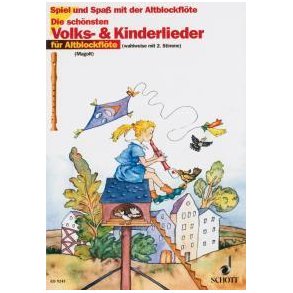Die schonsten Volks- und Kinderlieder : sehr leicht bearbeitet