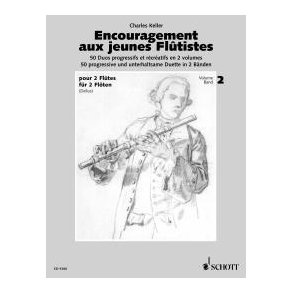Encouragement Aux Jeunes Flûtistes Volume 2 : 50 Duos progressifs et récréatifs en 2 volumes