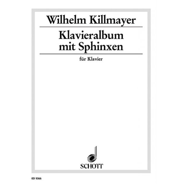 Klavieralbum mit Sphinxen : fur Schumann und Walser