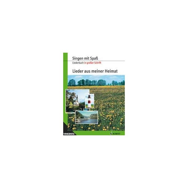 Lieder aus meiner Heimat : Liederbuch in gro&szlig;er Schrift
