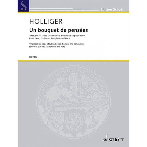 Un Bouquet De Pens&eacute;es : 10 St&uuml;cke F&uuml;r Oboe (Auch Oboe D'Amore und Englisch Horn) und Harfe