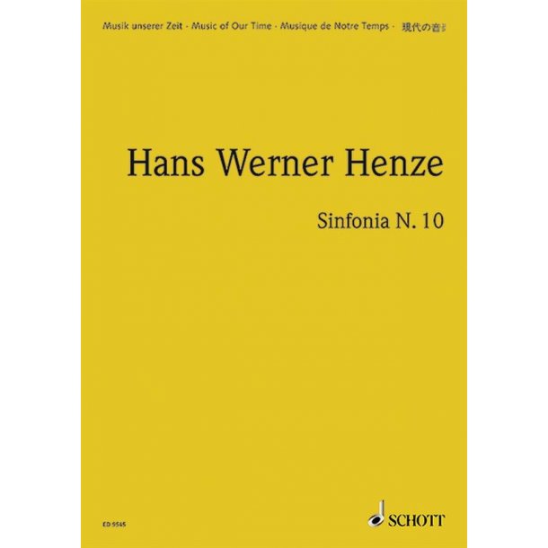 Sinfonia N. 10 : in four movements for large orchestra