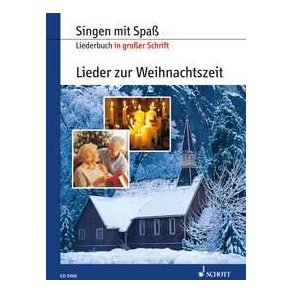Lieder zur Weihnachtszeit : Liederbuch in großer Schrift