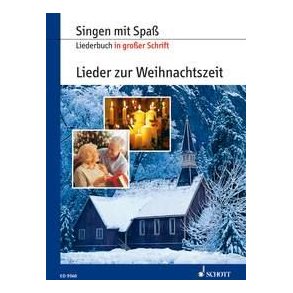 Lieder zur Weihnachtszeit : Liederbuch in großer Schrift