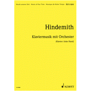 Piano music with Orchestra op. 29 : Piano: Left Hand and Orchestra