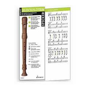 Blockflöten Spicker (Händlerpaket (10/12)) : Die praktische Grifftabelle für alle Blockflöten