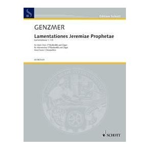 Lamentationes Jeremiae Prophetae GeWV 64 : (Lamentationes 1, 1-5)