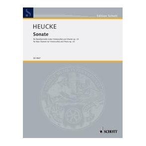 Sonata op. 23 : for bass clarinet (or violoncello) and piano