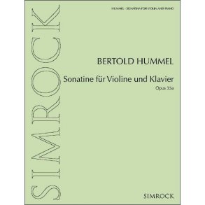 Sonatina for violin and piano op. 35a
