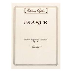 Prelude Fugue and Variation op. 18