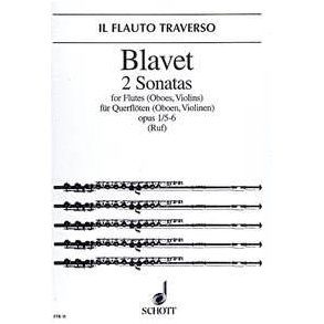2 Sonaten - 2 Sonatas Op. 1/5 + 6 : For 2 flutes (oboes, violins)