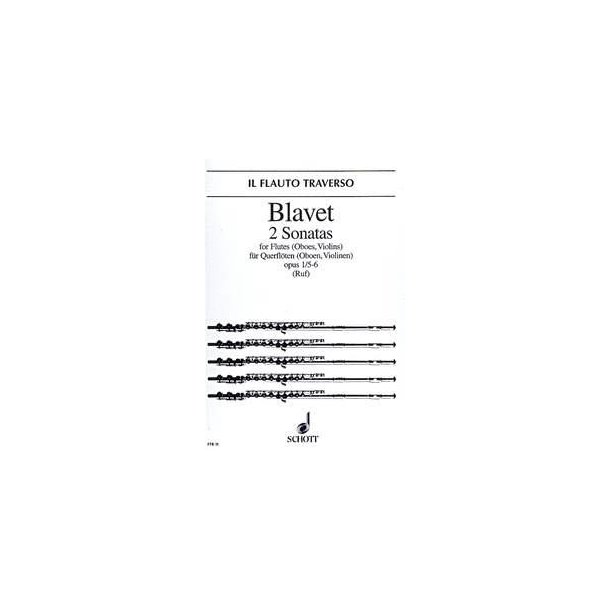 2 Sonaten - 2 Sonatas Op. 1/5 + 6 : For 2 flutes (oboes, violins)