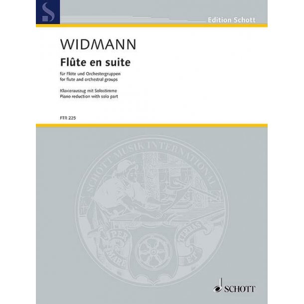 Fl&ucirc;te en suite : for flute and orchestral groups