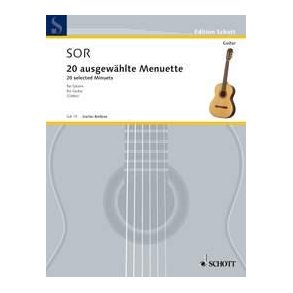 Ausgewahlte Menuette(20) Git.