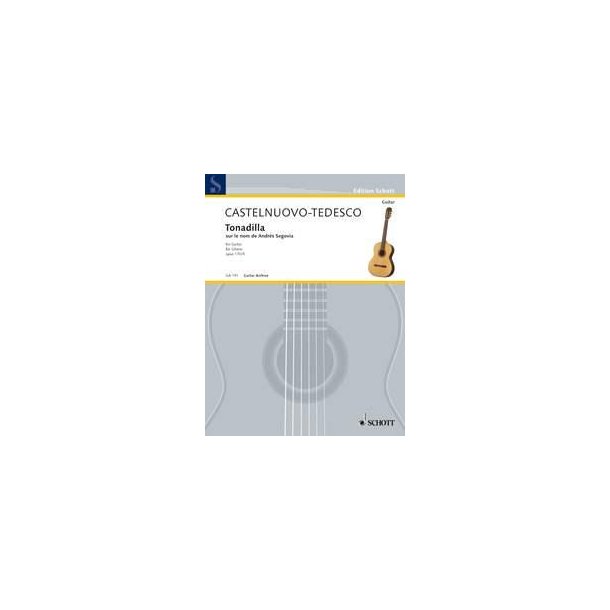 Tonadilla auf den Namen von A. Segovia op. 170/5