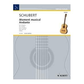 Moment musical und Andante : aus der Sonate fur Klavier a minor