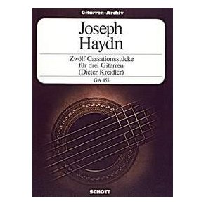 Zwölf Cassationsstücke Hob. XII:19 : nach dem Original für 2 Barytone und Bass