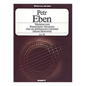 Tabulatura nova : Rhapsodische Variationen uber ein altbohmisches Liebeslied