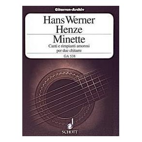 Minette : Canti e rimpianti amorosi per due chitarre