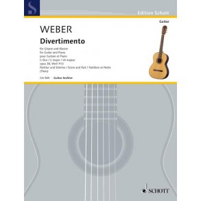 Divertimento WeV P.13 : for Guitar and Piano