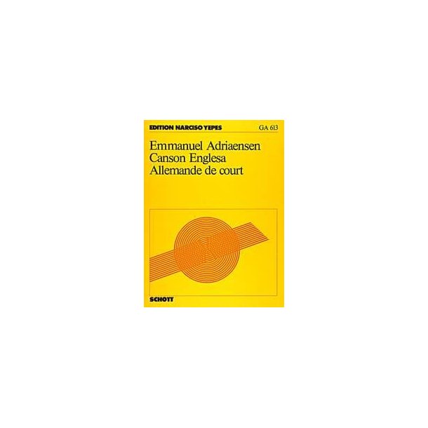 Canson Englesa : Allemande de court