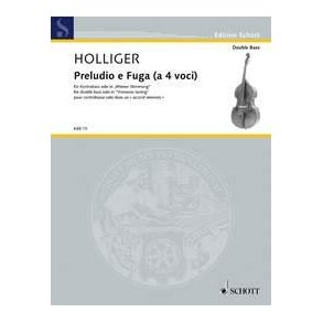 Preludio e Fuga (a 4 voci) : for double bass solo in Viennese tuning