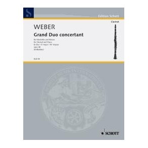 Grand Duo concertant Eb op. 48 JV 204, WeV P.12 : Original Version based on the Weber Complete Edition