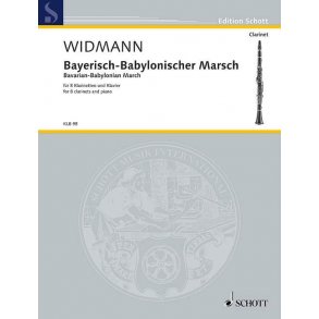Bavarian-Babylonian March : for 8 clarinets and piano