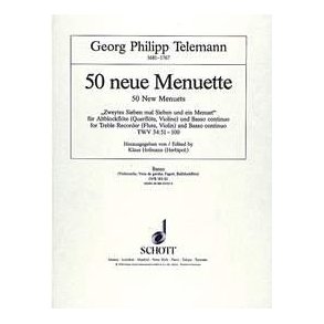 50 neue Menuette TWV 34:51-100 : Zweytes Sieben mal Sieben und ein Menuet