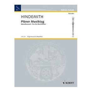 Ploner Musiktag : D: Evening Concert: No. 5 Trio for Recorders