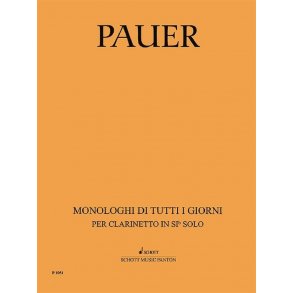 Everyday Monologues : per clarineto solo