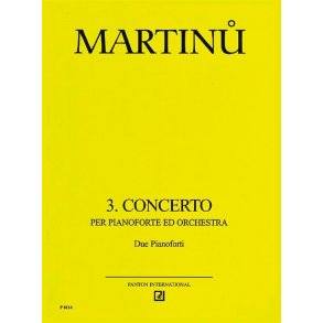 Concerto for Piano and Orchestra No. 3 H 316