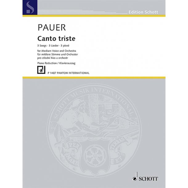 Canto triste : 3 Songs