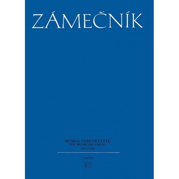 Musica concertante : per orchestra d'archi