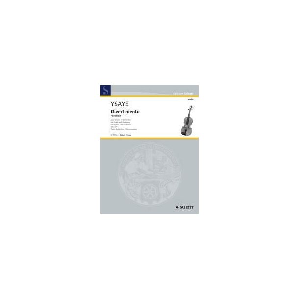 Divertimento op. 24 : Fantaisie