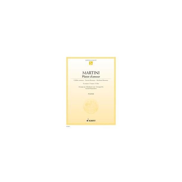 Plaisir d'amour F major : Cel&egrave;bre romance