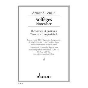 Solfèges Vol. 6 : Theoriques et pratiiques