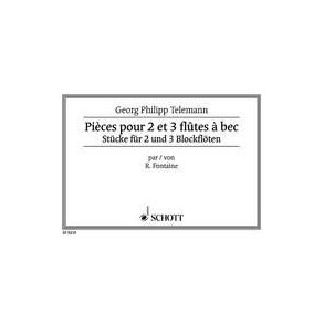 Pieces : pour 2 et 3 flûtes à bec